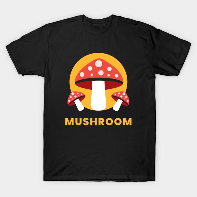 Mushroom amanita muscaria T-Shirt by Yeroma